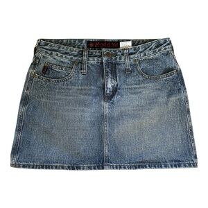 Y2K Mudd Light Blue Denim Mini Skirt
